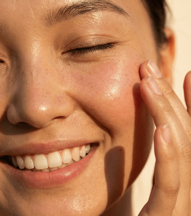 Сияющая, гладкая кожа